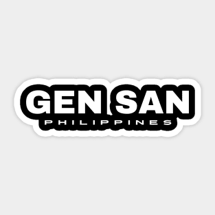 Gen San Philippines Sticker